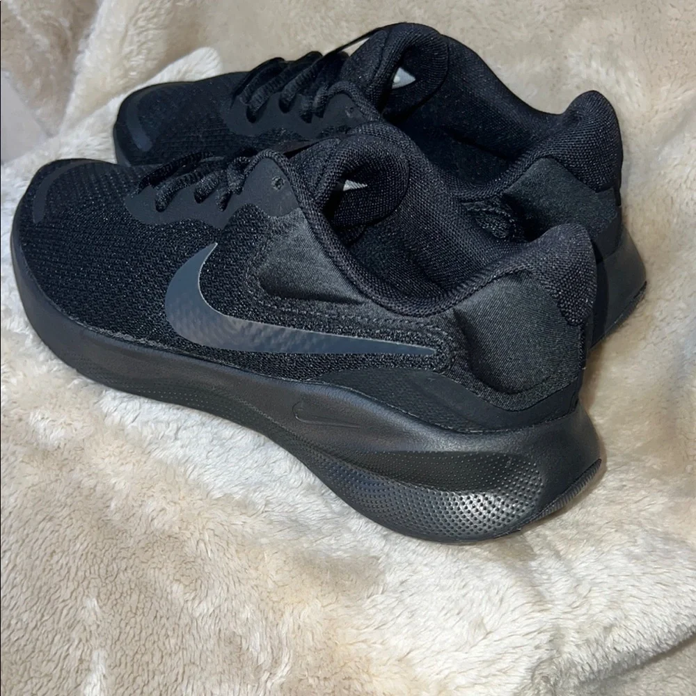 Nike Black Mesh Running Shoes‎